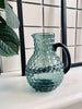 Glasskanne med dots - Salviegrønn