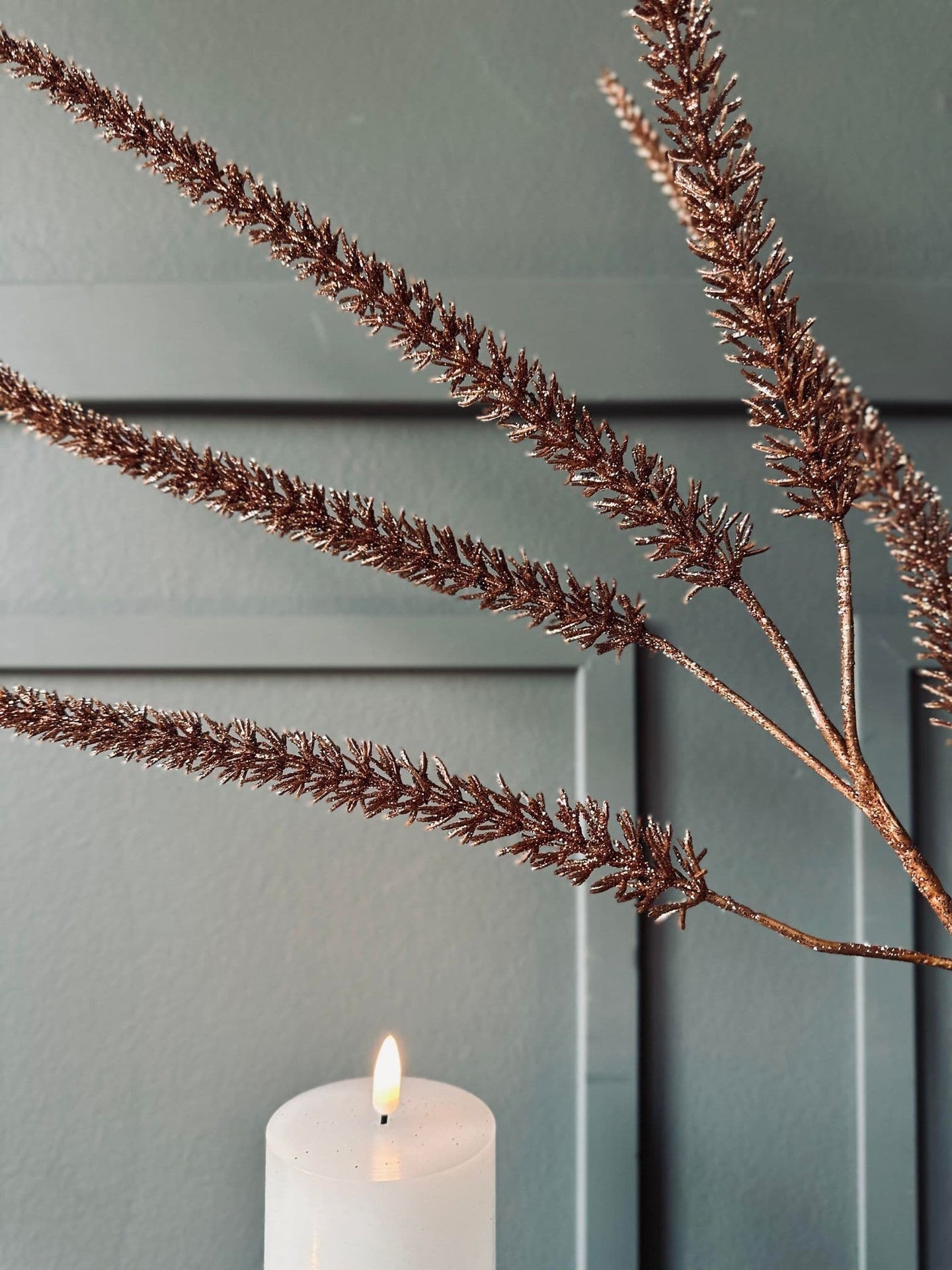Gren med glitter - Brown - VIAMAJA.DK