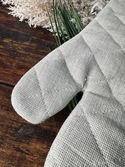 Grillhandske - Lys oliven - VIAMAJA.DK