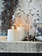 Guirlande med glimmer - 150cm Brown - VIAMAJA.DK