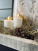 Guirlande med glitter - 150cm Gull