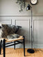 Gulvlampe - Sort metal - VIAMAJA.DK