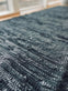 Gulvtæppe – 140x200cm sort læder - VIAMAJA.DK