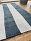Gulvtæppe BRED STRIB 70x200cm koks / natur - VIAMAJA.DK