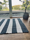 Gulvtæppe BRED STRIB 70x200cm koks / natur - VIAMAJA.DK