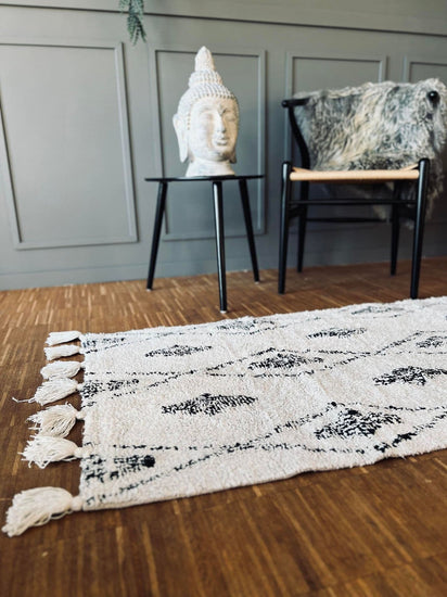 Gulvtæppe COTTON - 70x140 cm - VIAMAJA.DK