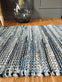 Gulvtæppe i denim og jute - 60x90cm - VIAMAJA.DK