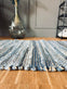 Gulvtæppe i denim og jute - 60x90cm - VIAMAJA.DK
