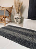 Gulvteppe i flettet skinn – 60x90 cm