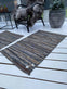 Gulvtæppe i flettet skind - 60x90cm - VIAMAJA.DK