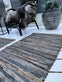 Gulvtæppe i flettet skind - 60x90cm - VIAMAJA.DK
