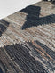 Gulvtæppe i flettet skind – Brown zigzag 60x90cm - VIAMAJA.DK