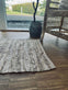 Gulvtæppe i læder - 60x90cm Beige - VIAMAJA.DK