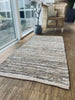 Gulvteppe i lær - 70x140 cm Beige