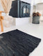 Gulvtæppe i skind – Sort 60x90cm - VIAMAJA.DK