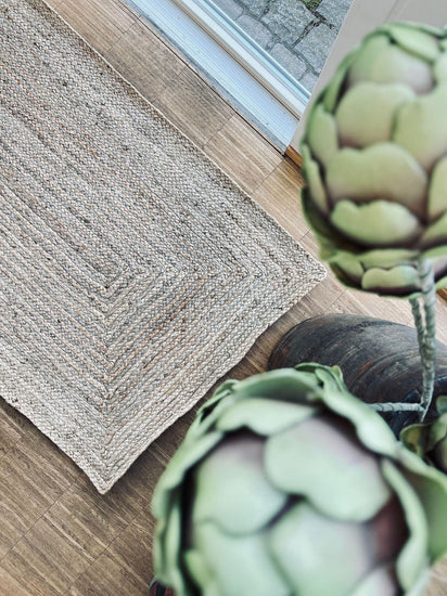 Gulvtæppe jute – 70x300 cm - VIAMAJA.DK