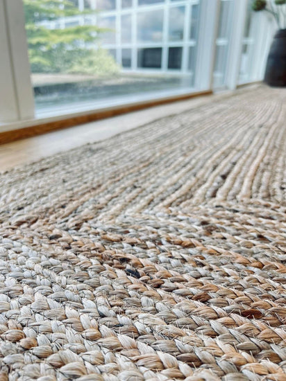 Gulvtæppe jute – 70x300 cm - VIAMAJA.DK