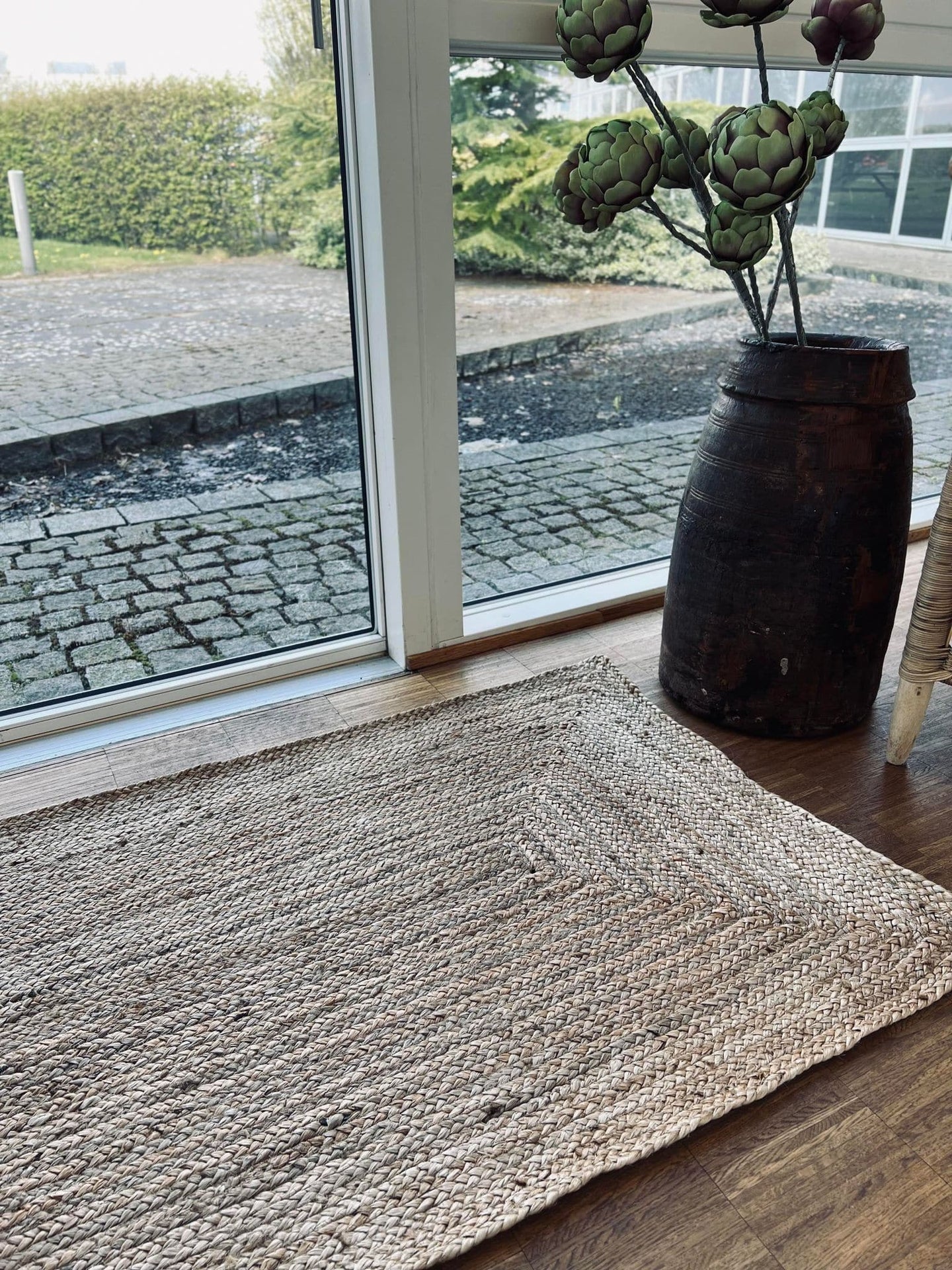 Gulvtæppe jute – 70x300 cm - VIAMAJA.DK