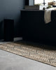 Gulvteppe løper i jute - ZIGZAG 90x300 cm