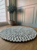 Gulvteppe m. Dots - Naturmix 120 cm