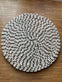 Gulvtæppe m. Dots – Naturmix 90 cm - VIAMAJA.DK