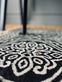 Gulvtæppe / måtte - Black boheme 60x90 - VIAMAJA.DK