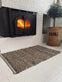Gulvtæppe skind og Jute - Beige 60x90cm - VIAMAJA.DK