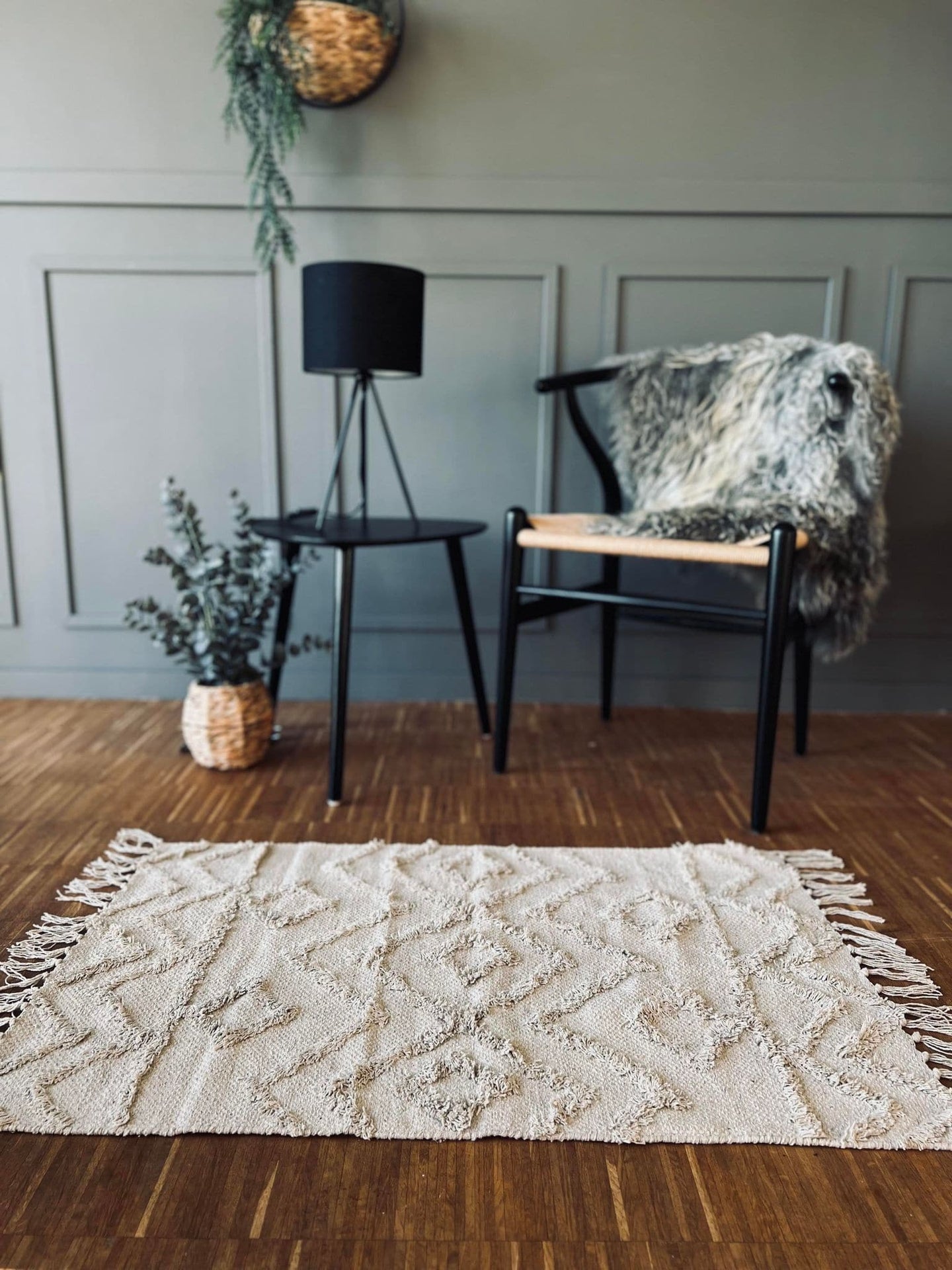 Gulvtæppe - TUFTED 60x90cm - VIAMAJA.DK