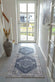 Gulvtæppe Vintagelook- 80×200 - Blue - VIAMAJA.DK