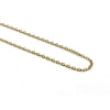 Halskjede 50 cm – forgylt