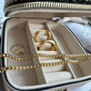 Halskjede Aleandre 18k forgylt - 59 cm