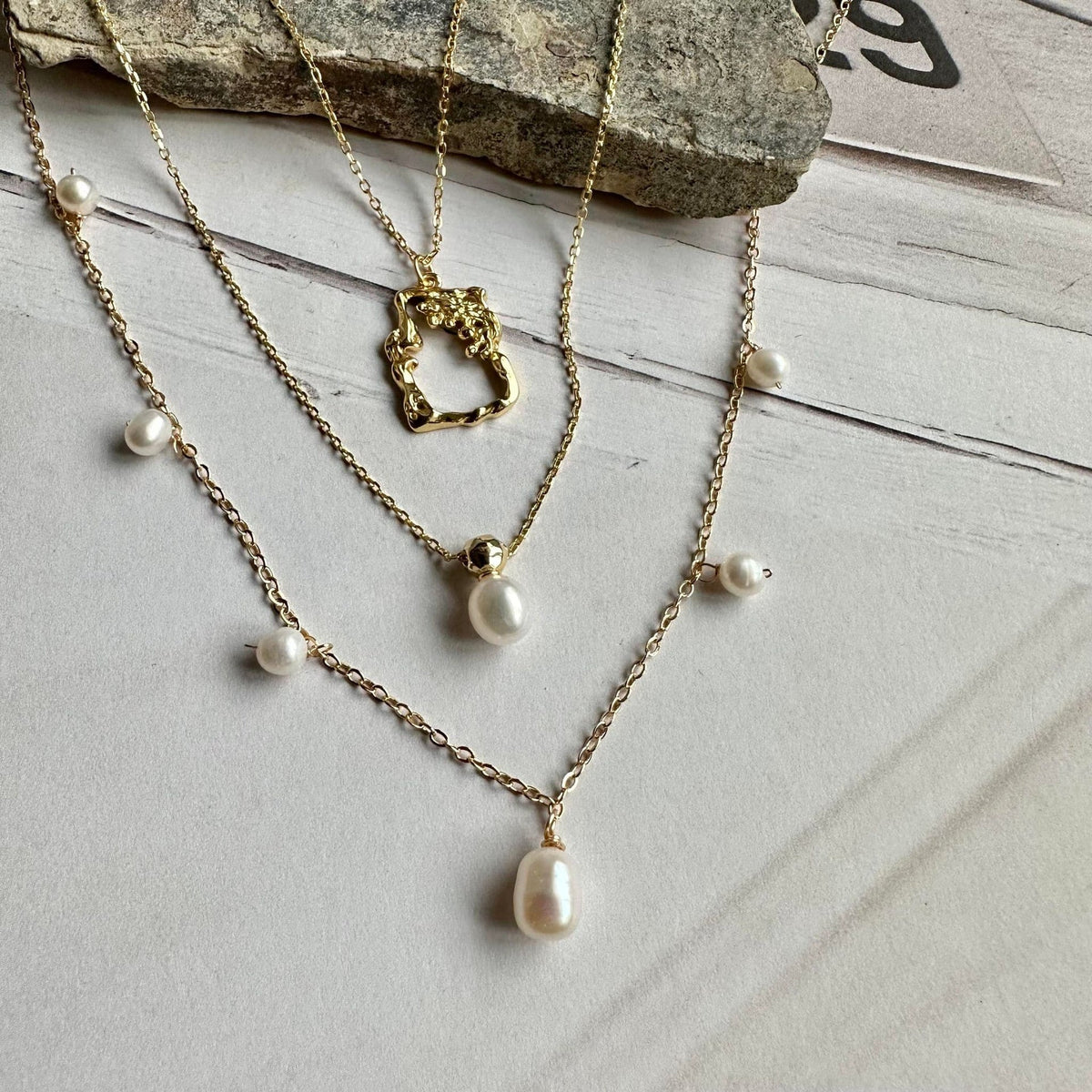 Halskæde Joanna 18K forgyldt Sterling Silver - VIAMAJA.DK