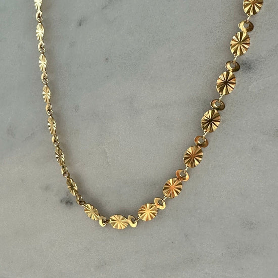 Halskæde Liva forgyldt - VIAMAJA.DK