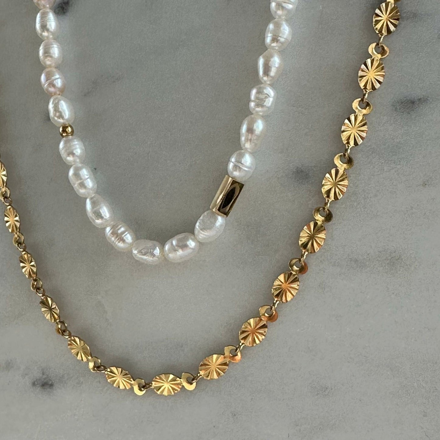 Halskæde Liva forgyldt - VIAMAJA.DK