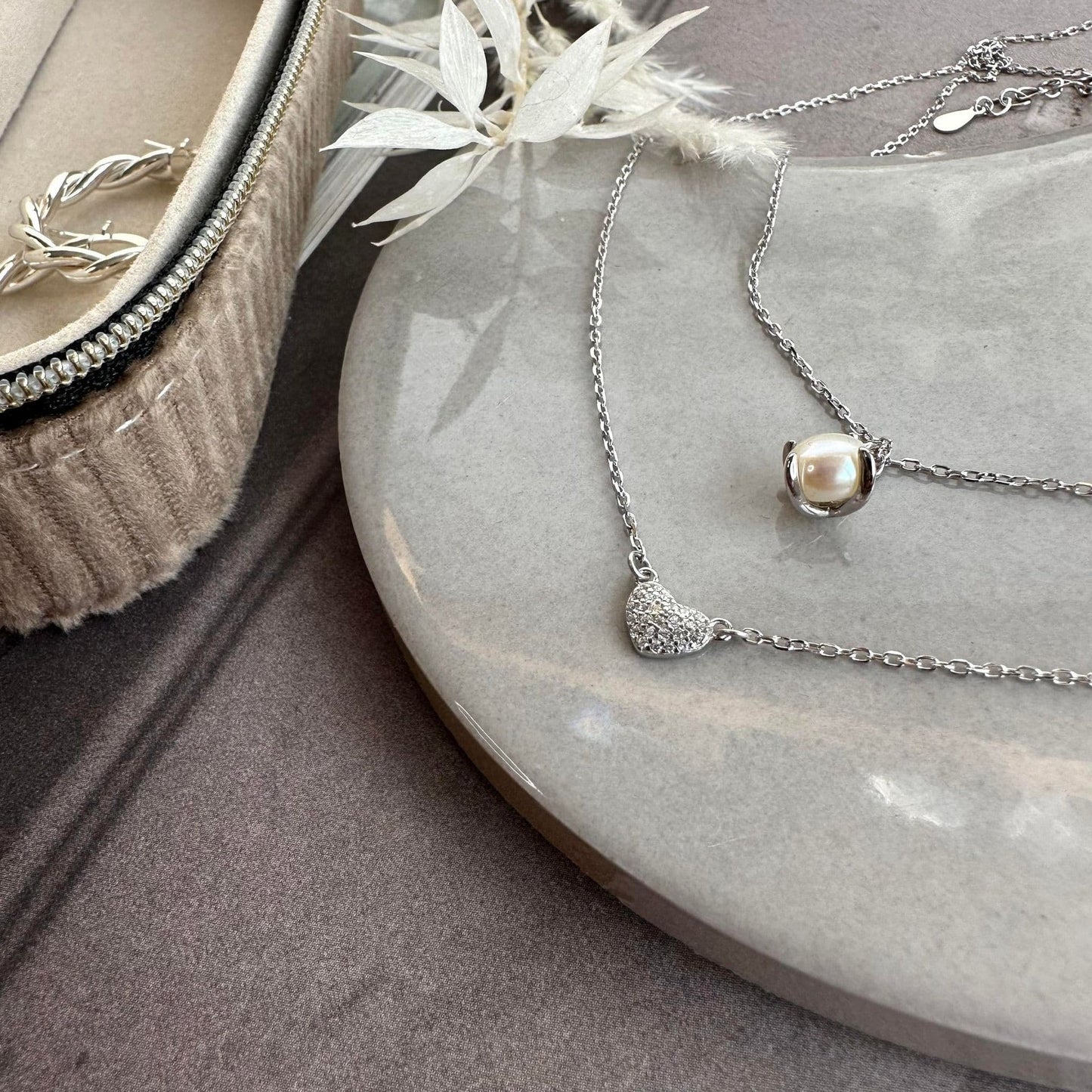 Halskæde Maggie Sterling Silver - VIAMAJA.DK