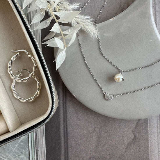 Halskæde Maggie Sterling Silver - VIAMAJA.DK