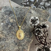 Halskjede Maria 18K forgylt