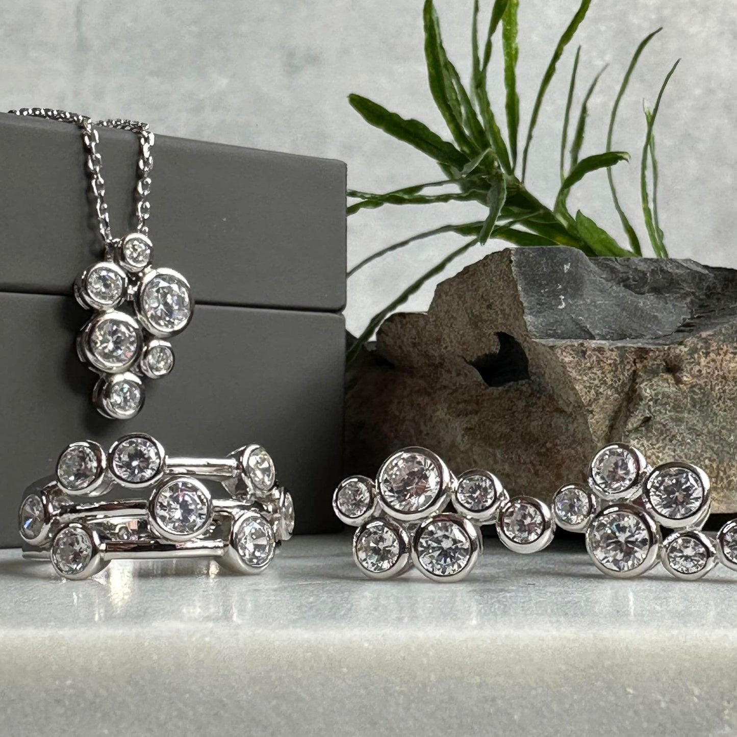 Halskæde Miriam Clear - Sterling Silver - VIAMAJA.DK