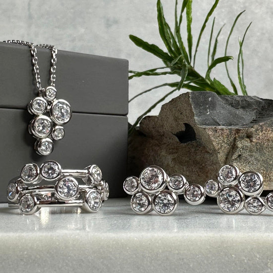 Halskæde Miriam Clear - Sterling Silver - VIAMAJA.DK