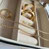 Halskjede Roseanne 18k forgylt - 59 cm