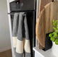 Hamam håndklæde - Diamond sort – 50x100 - VIAMAJA.DK