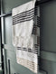 Hammam håndklæde – Beige strib - VIAMAJA.DK