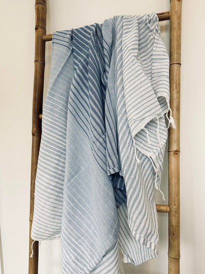 Hammam håndklæde – Blue - VIAMAJA.DK