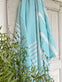 Hammam håndklæde - BLUE MIX Økotex - VIAMAJA.DK