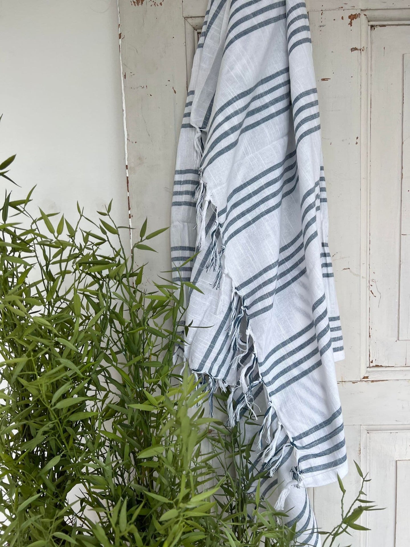 Hammam håndklæde - COTTON BLUE Økotex - VIAMAJA.DK