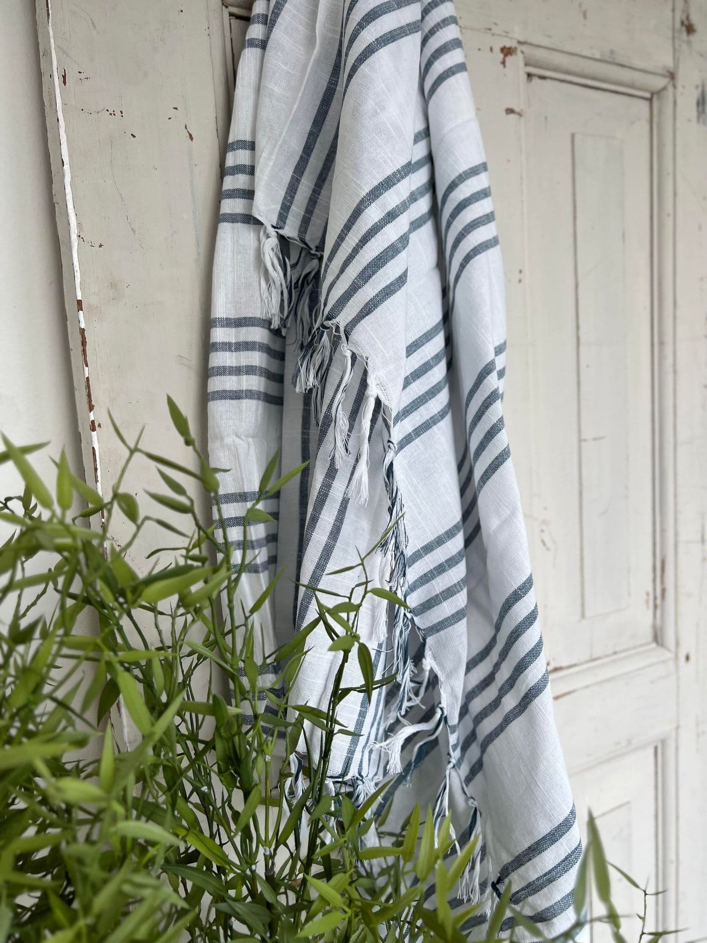 Hammam håndklæde - COTTON BLUE Økotex - VIAMAJA.DK
