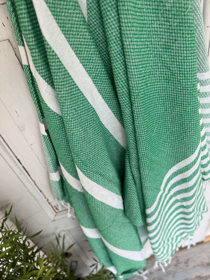 Hammam håndklæde - GREEN MIX Økotex - VIAMAJA.DK