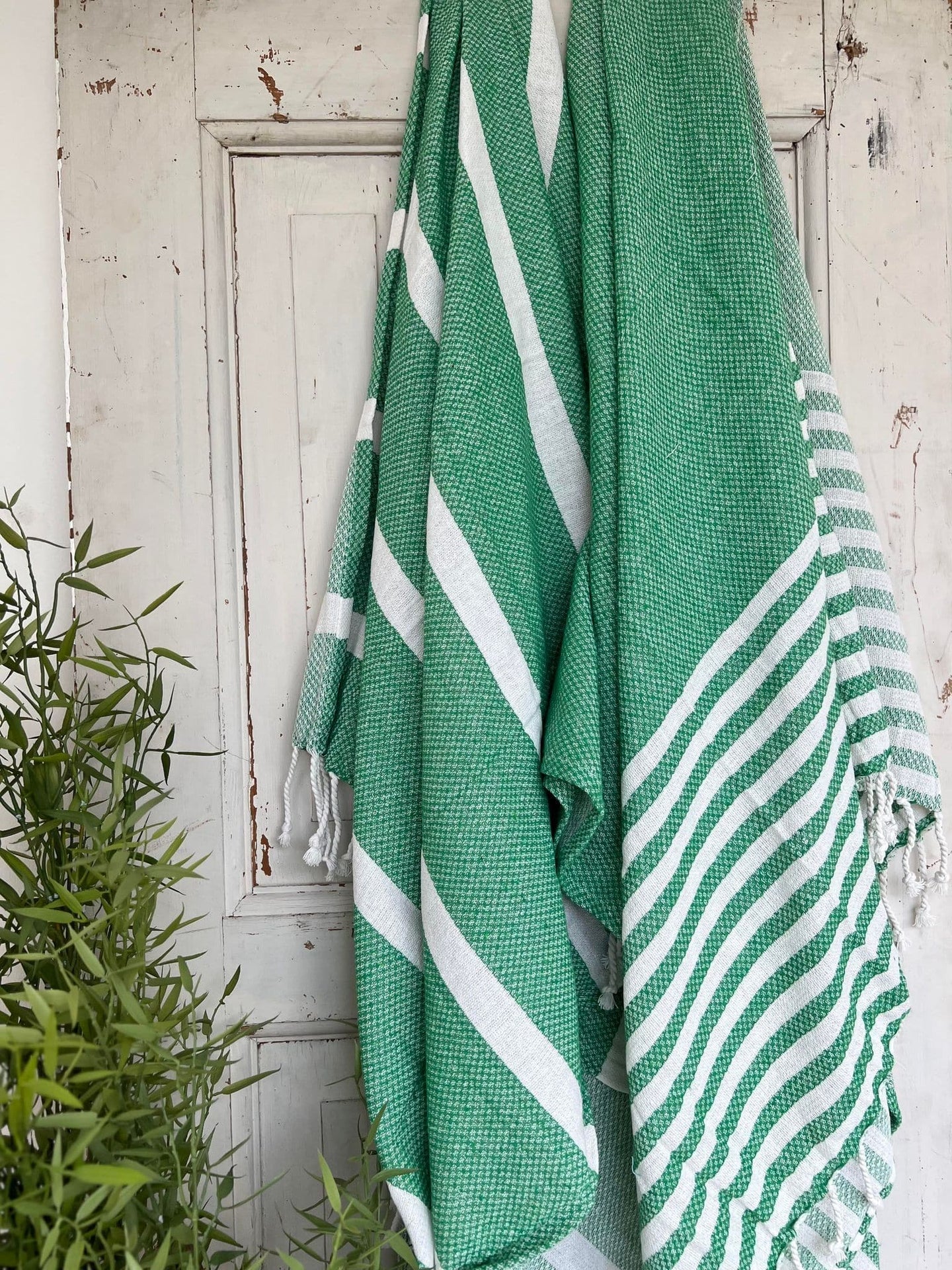 Hammam håndklæde - GREEN MIX Økotex - VIAMAJA.DK