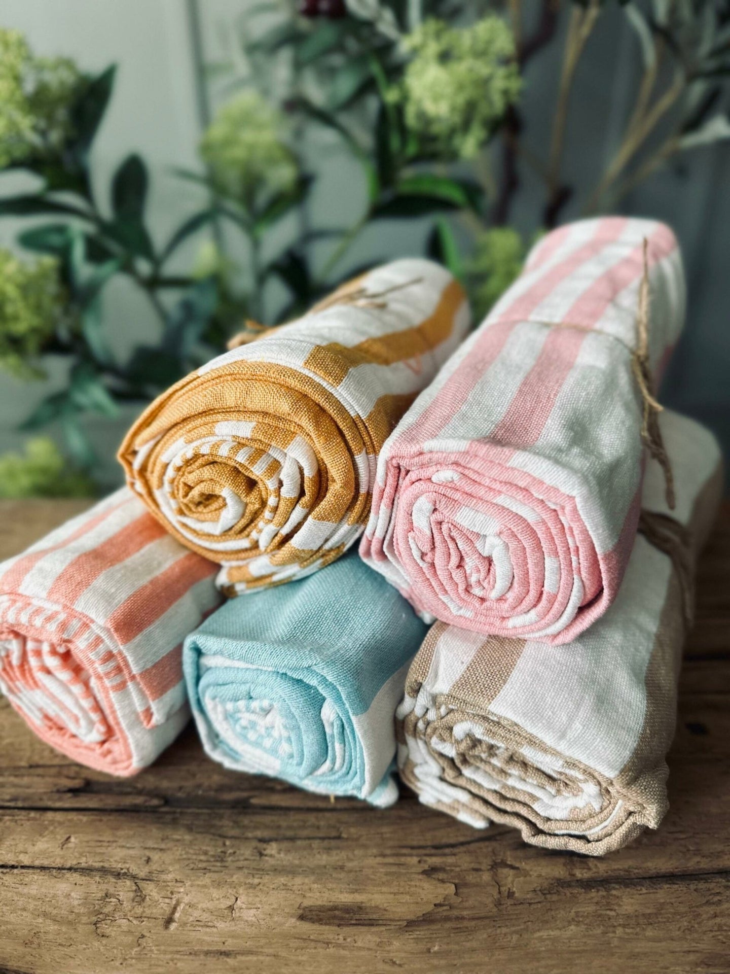 Hammam håndklæde – Pink - VIAMAJA.DK