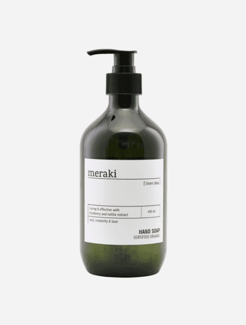 Hand soap, Linen dew Meraki 490ml - VIAMAJA.DK
